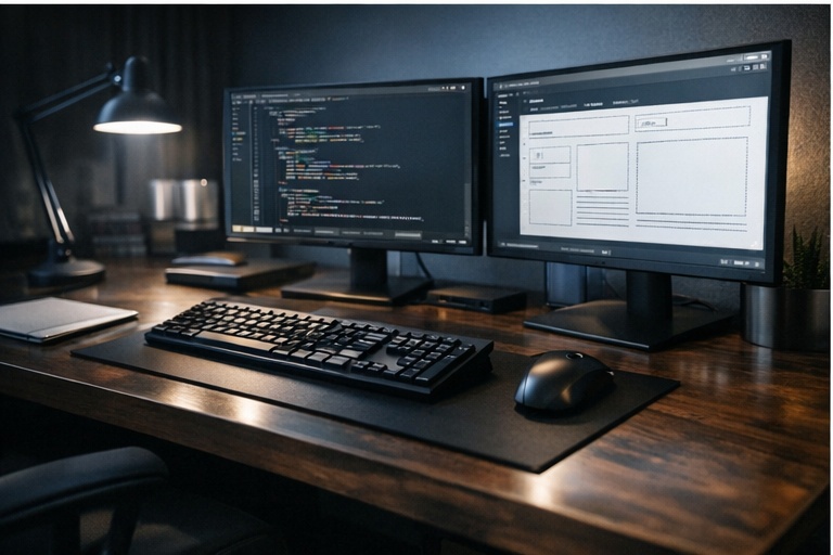 オフィスでの打ち合わせ